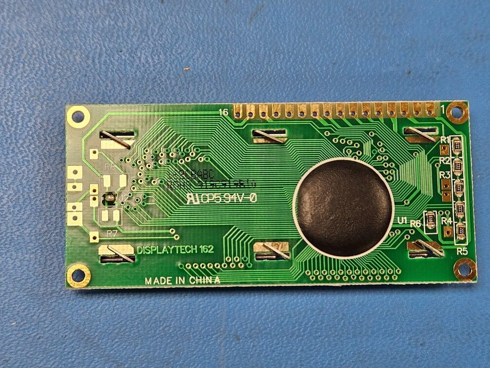 162CBABC Displaytech LCD Display Module STN,TN 16Characx2Line 3"x1"x0.5"