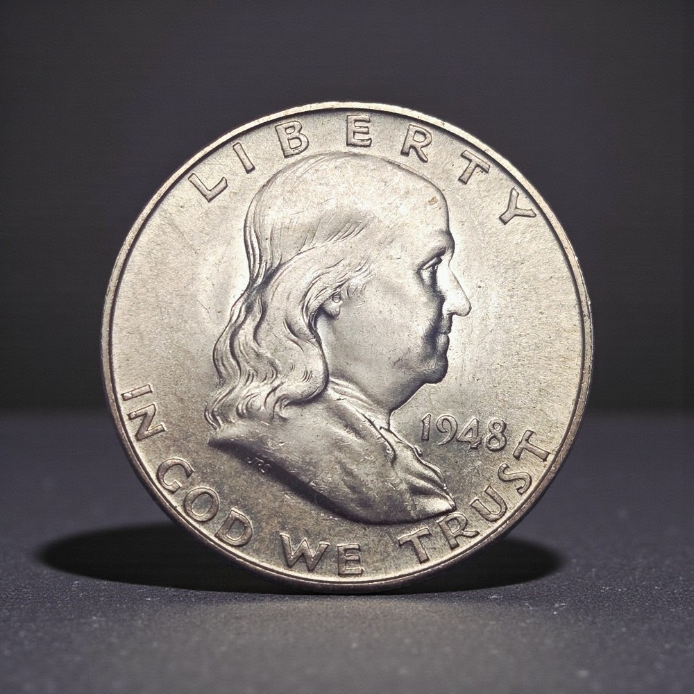 1948-D Franklin Half Dollar 90% Silver