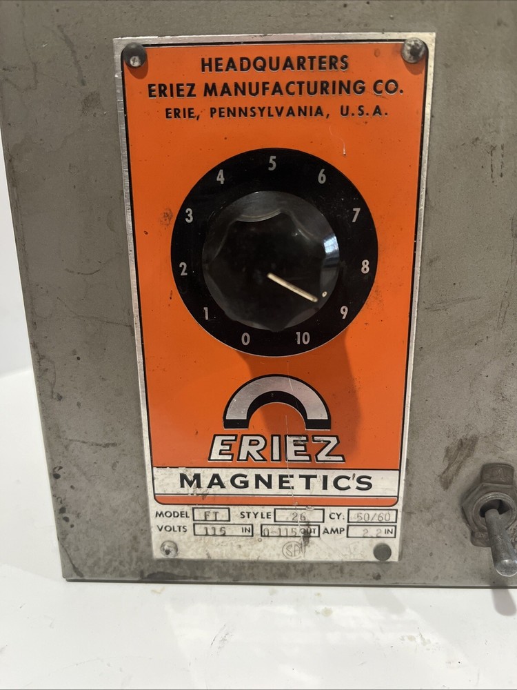 Eriez Magnetics Model FT Style 26 Controller, 115V, 2A NOS