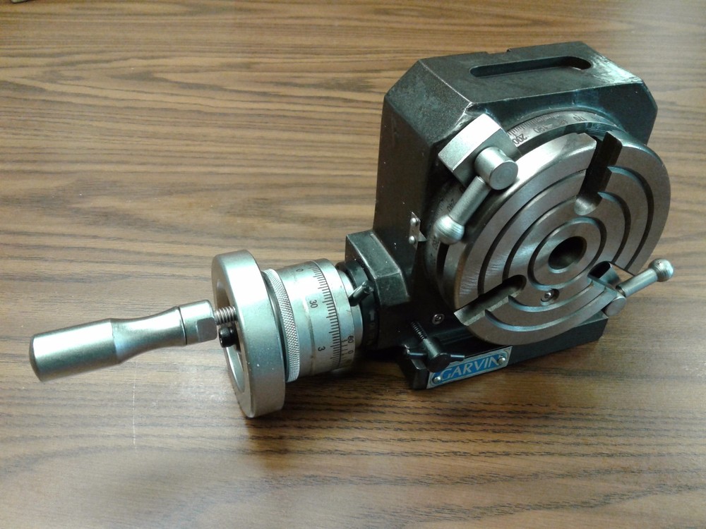 4" HORIZONTAL & VERTICAL PRECISION ROTARY TABLE, Part#TSL100- NEW