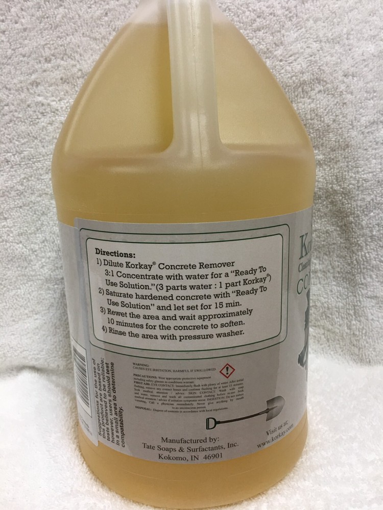 concrete remover & cement dissolver 1-gallon