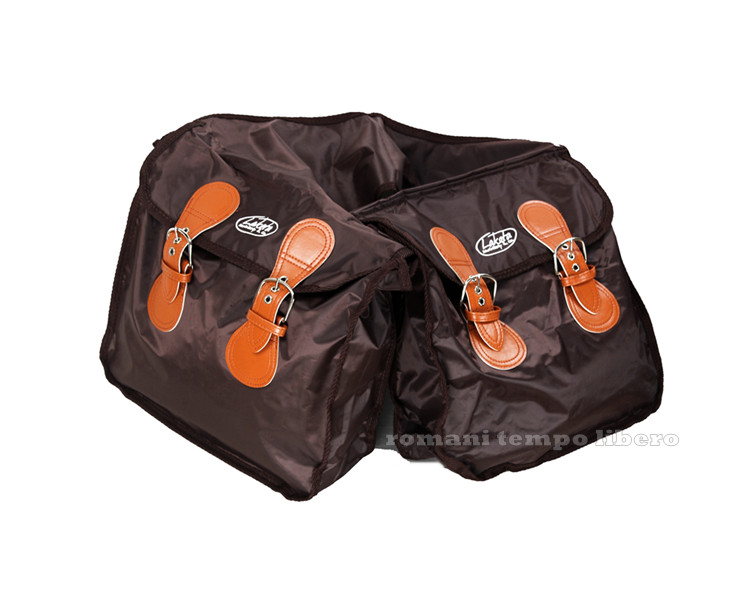 Nylon Rear Saddle Bag With 2 Pockets