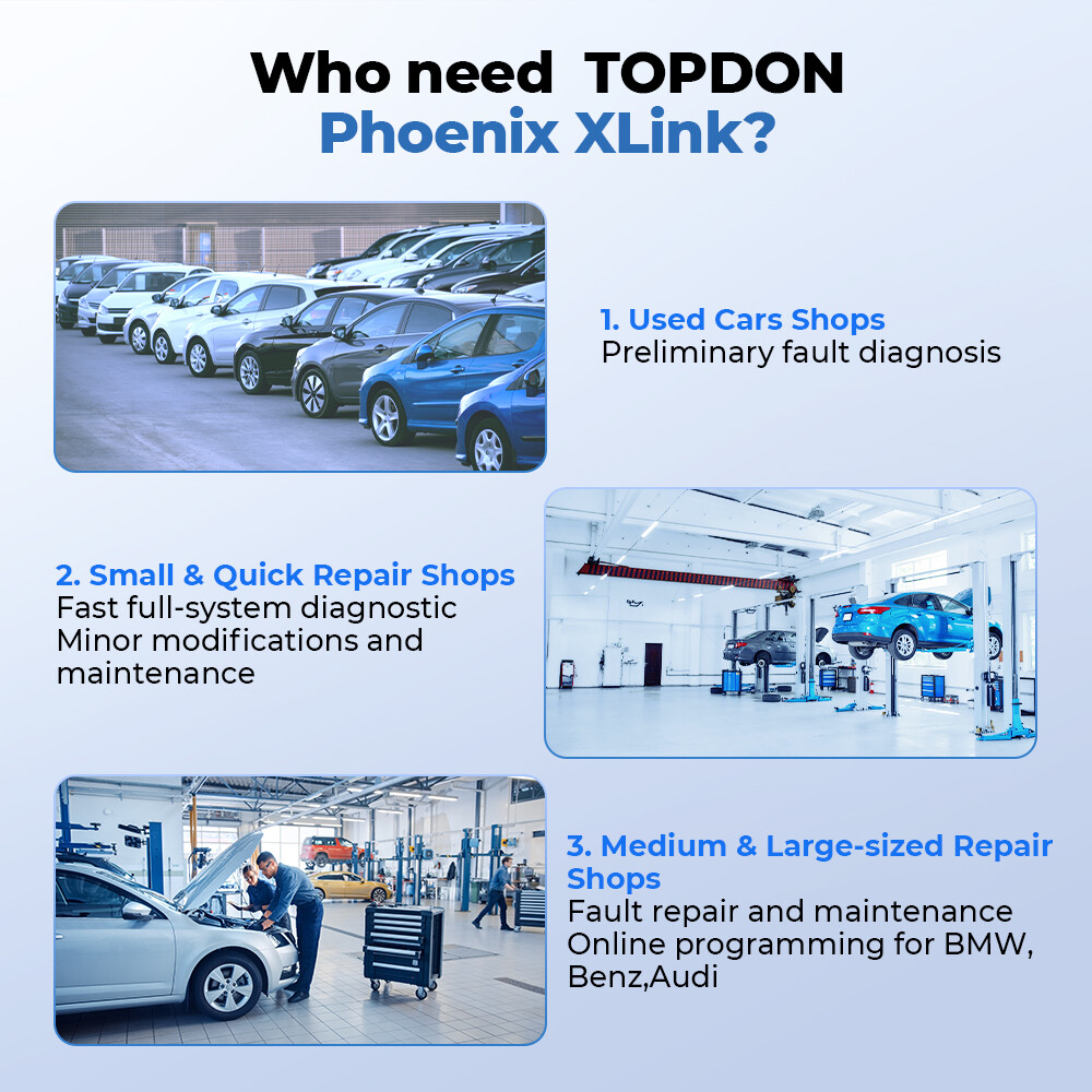 TOPDON Phoenix Xlink Cloud-Based Programming & Coding Tool Diagnostic Scanner