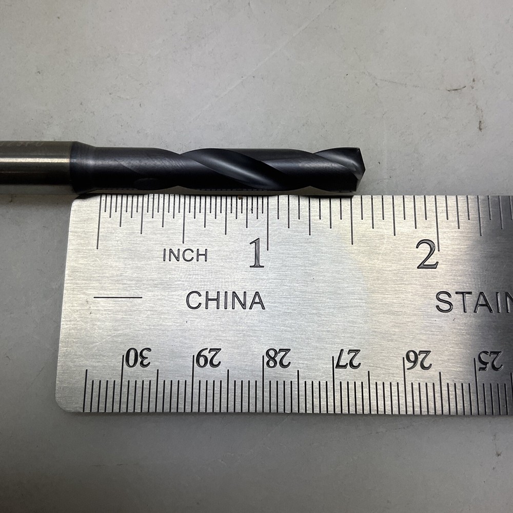 Widia VDS201A06746 Solid Carbide Drill Bit; 3 1/8” Overall Length Fluted