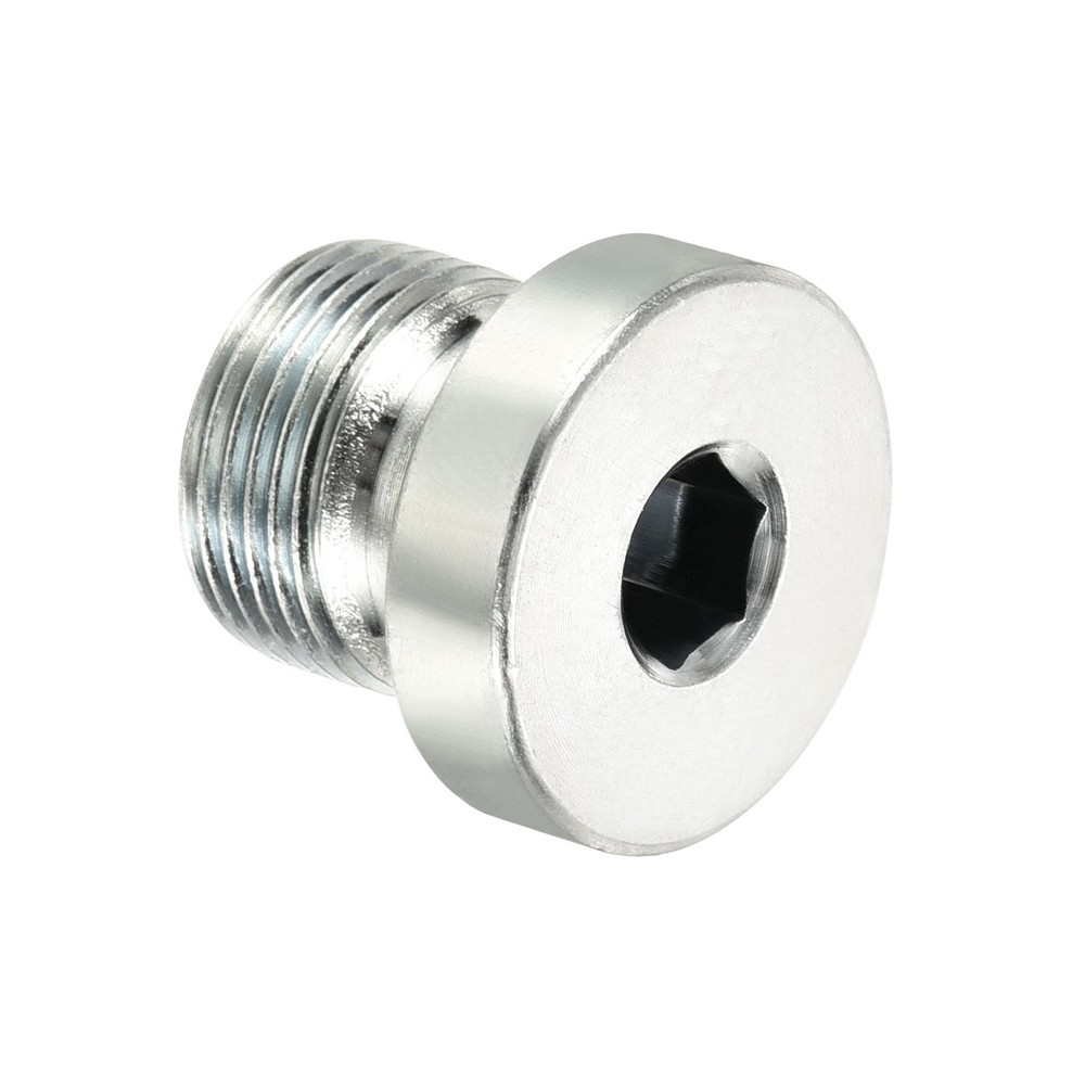 M14*1 Hex Head Pipe Fitting Plug, Male Thread 45# Steel Plug