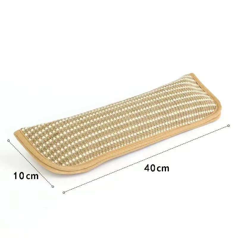 Cat Scratcher Interactive Toy with Catnip Pillow Kitten Chew Bite Scratching Pad