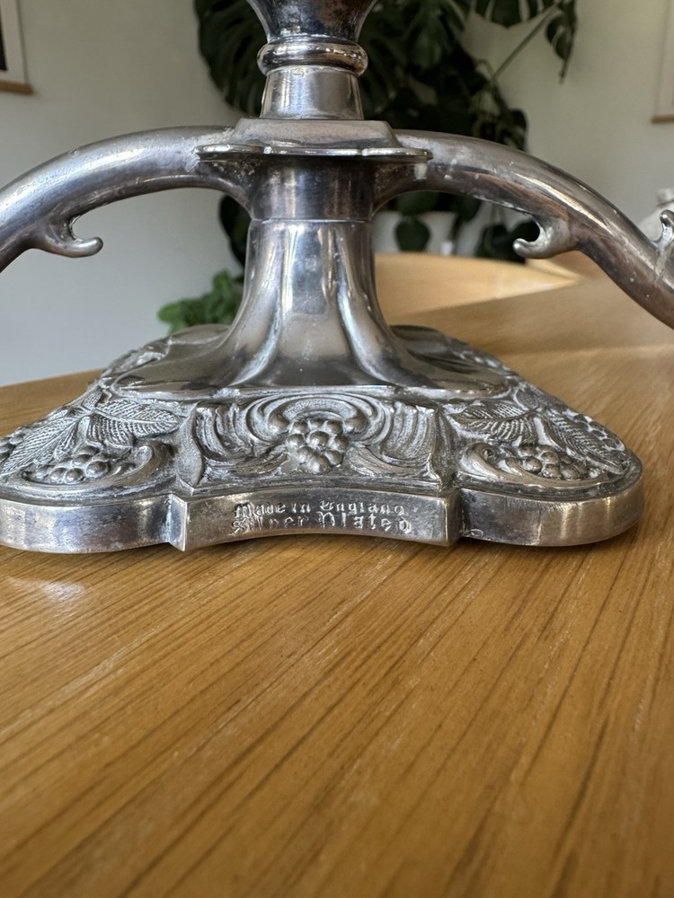 1900’s Victorian Silver Plated Candelabra