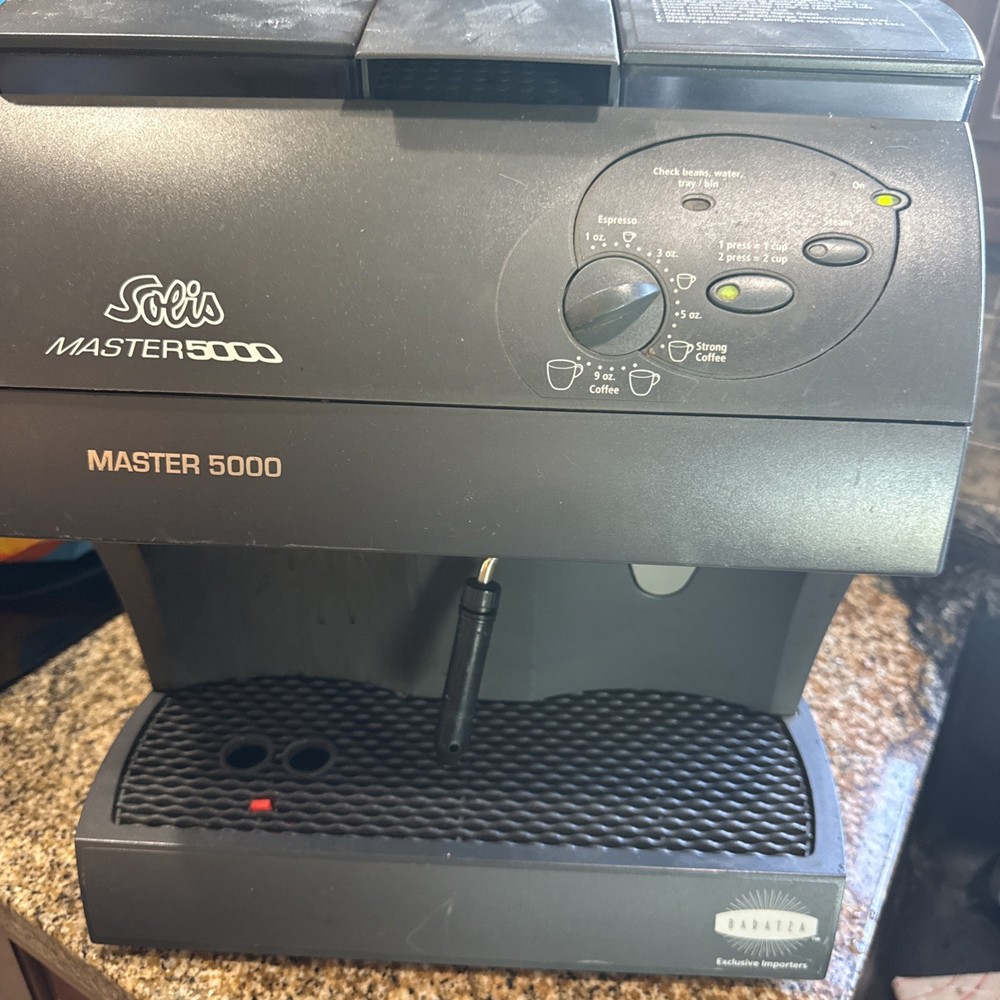 Solis Master 5000 Espresso Machine Made in Switzerland