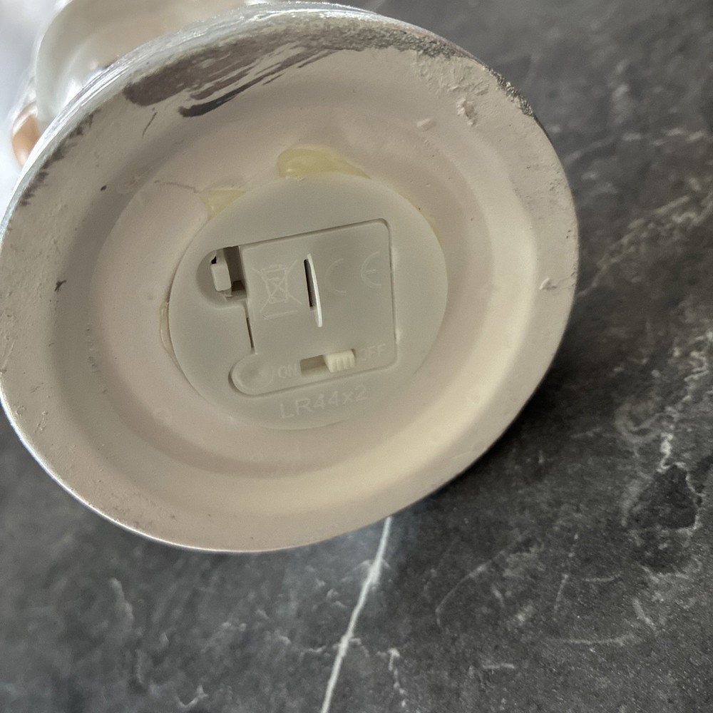 Nutcracker Led Light Up Battery Operated White 9inch