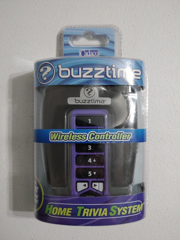 Cadaco Buzztime Home Trivia System Wireless Controller - Purple-NIB