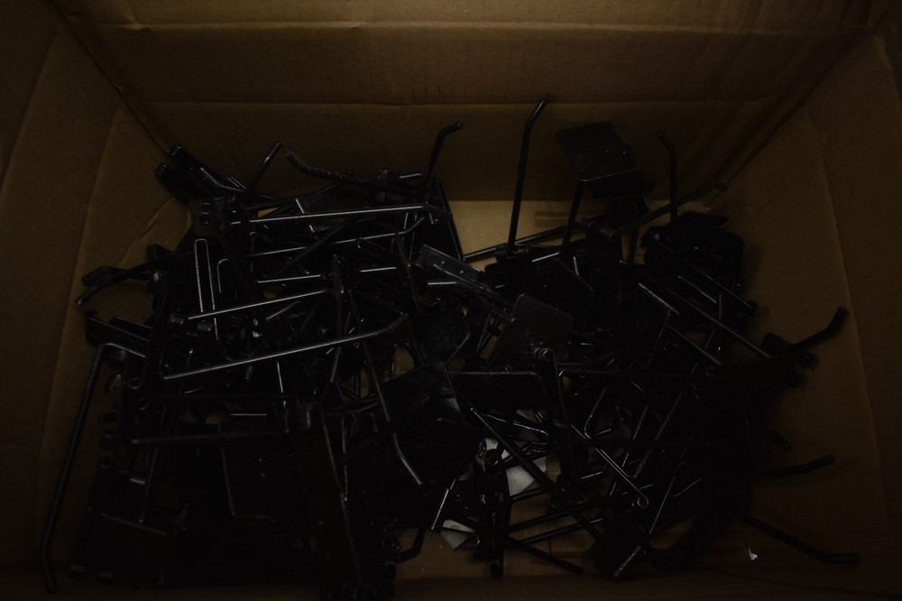 Bulk Pack Universal Peg Hooks 6" UPH-6 Black For 1/4" Pegboard Mounting Support