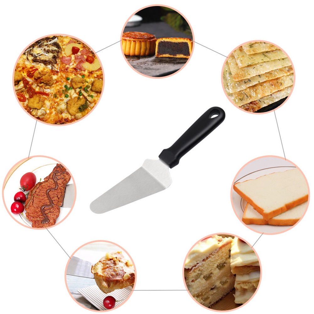 Pie Server Cake Pizza Grill Spatula Baking Cutter Wedding Party Serving Black