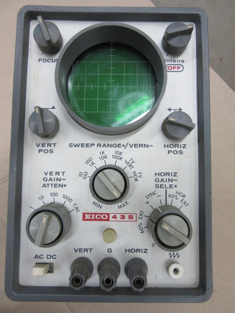Vintage EICO Model 435 Oscilloscope DC Wide Band