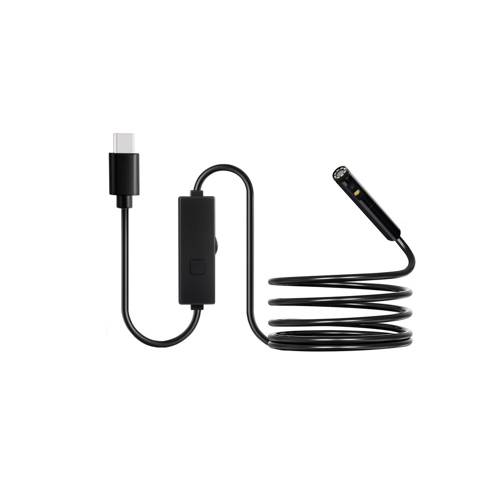 Dual Lens Borescope Endoscope Camera for Android IOS & 10FT Snake Cable