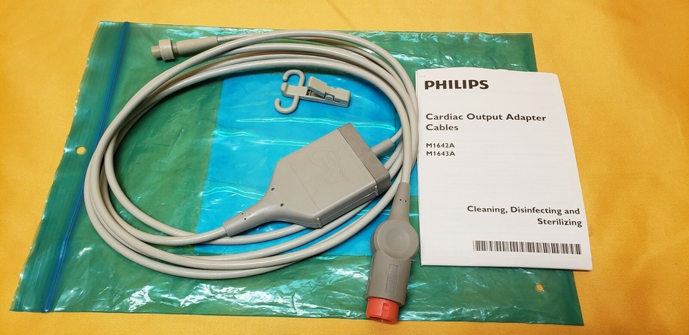PHILIPS M1642A Cardiac Output Adapter Cables (Made in Germany)