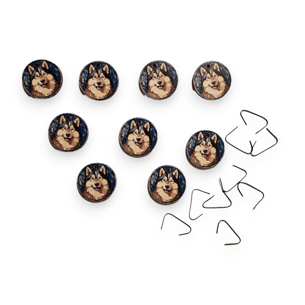 Havanese Printed Mini Ornaments Box of 9
