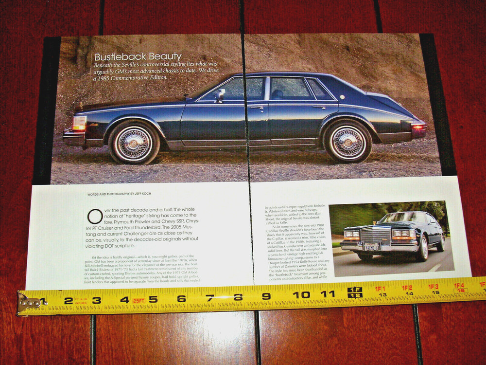 1985 CADILLAC SEVILLE ORIGINAL 2010 ARTICLE