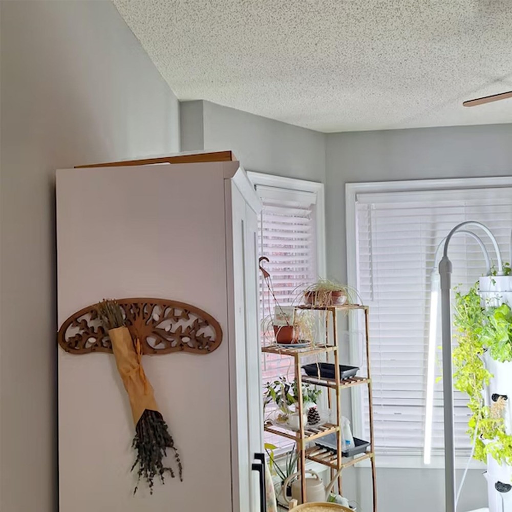 Rustic Herb Drying Rack Hanging - Artistic Life Tree Design for Kitchen Witch...