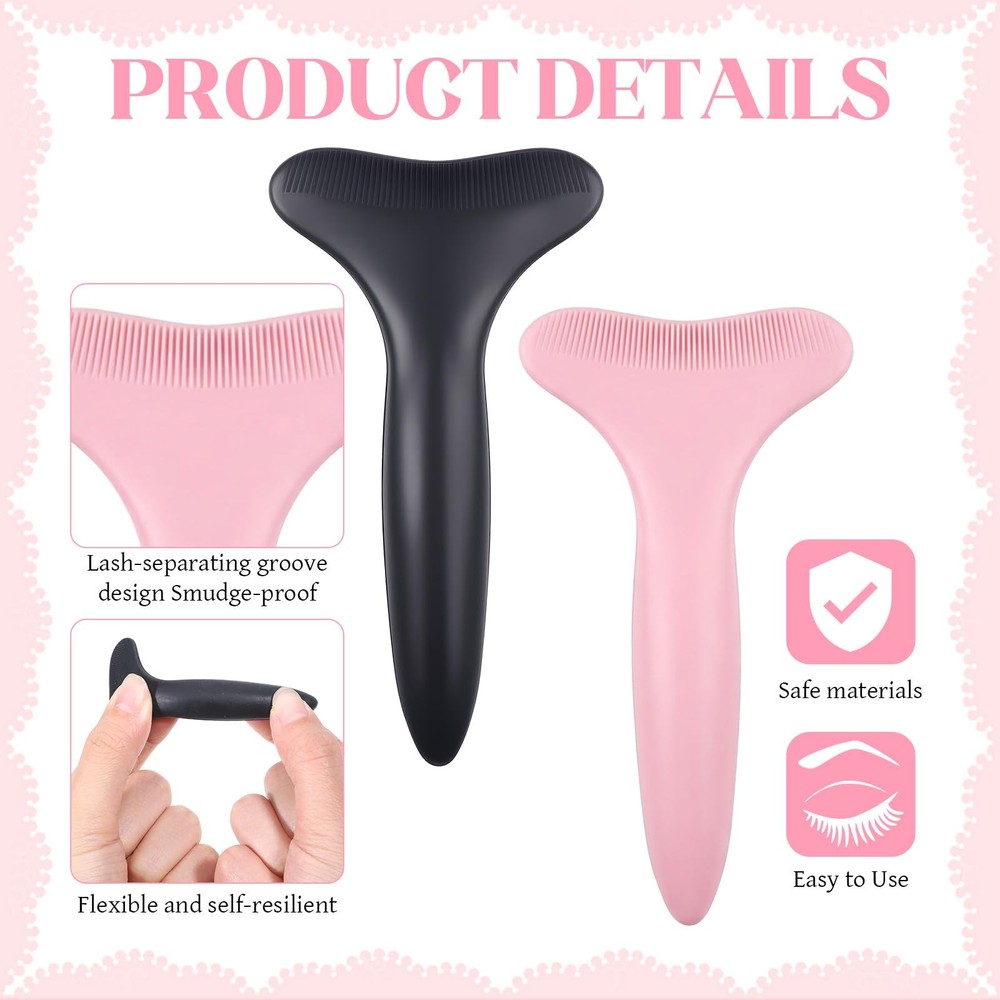 Mascara Shield Applicator Guard - Reusable Eyeliner Stencils Eyeshadow Tool