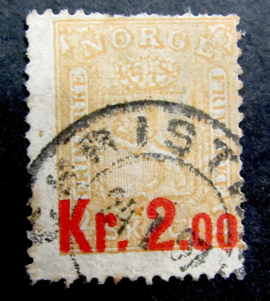 Norway Stamp # 61 Used Value $100