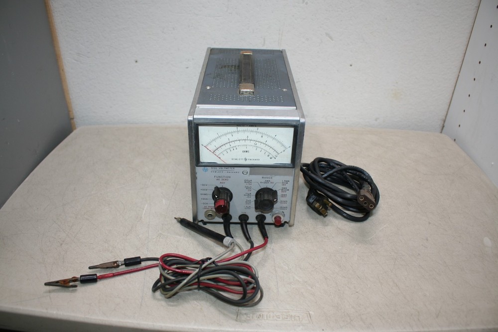 HP 410C Voltmeter Powers On-Untested
