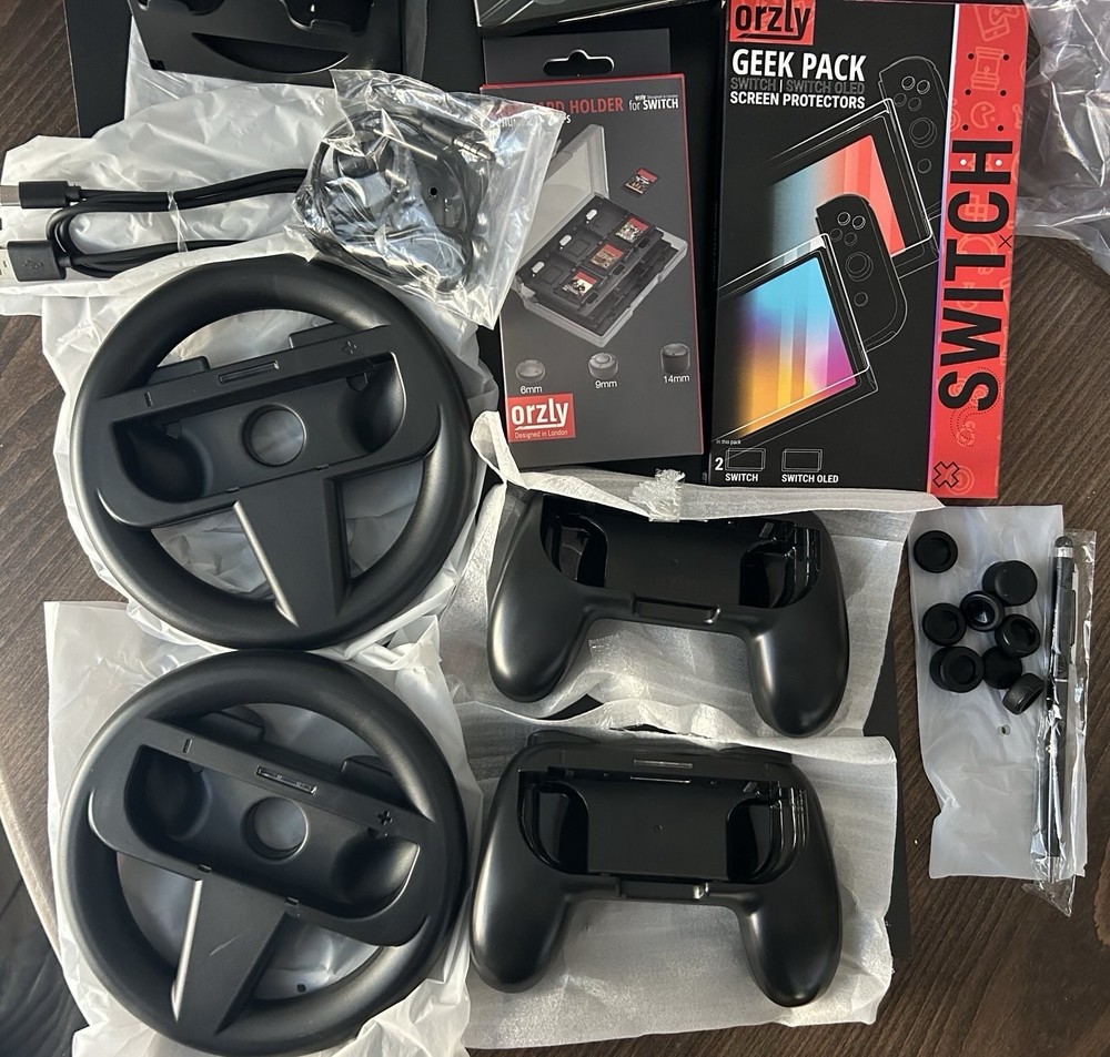 Orzly Ultimate Geek Accessory Pack for Nintendo Switch