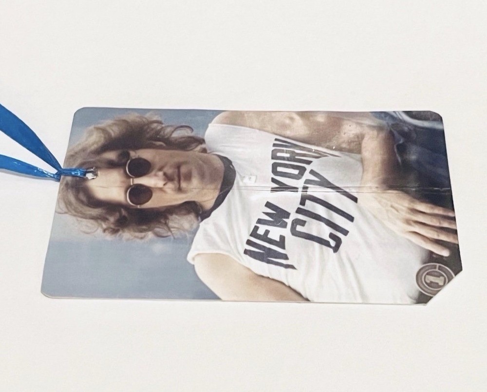John Lennon NYC MetroCard Bookmark