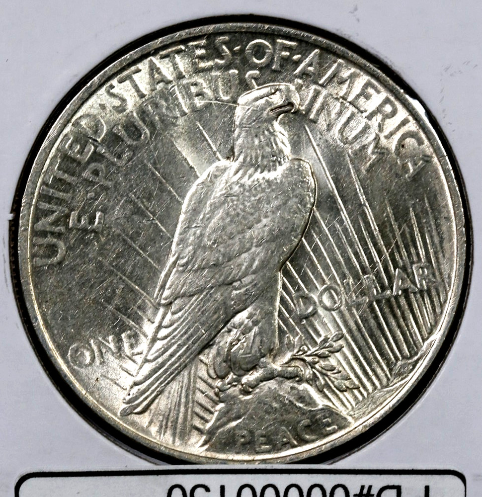 1922 PEACE SILVER DOLLAR - BLAST WHITE FULL LUSTER SILVER COIN - #150