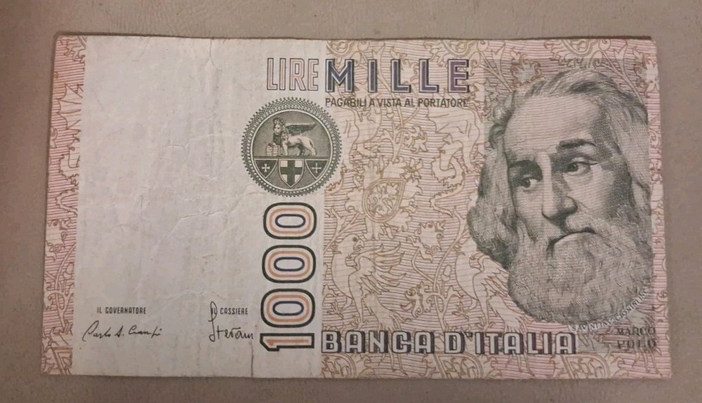 1982 Italy 1000 Lire Note