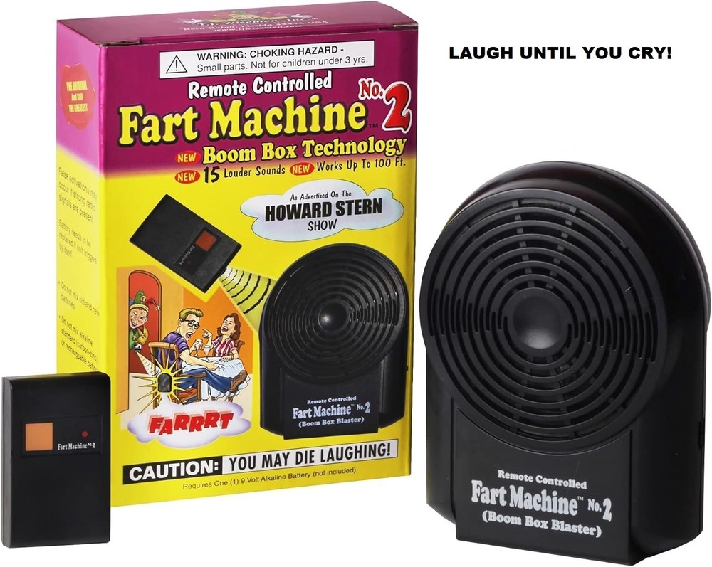 Remote Controlled FART Machine #2 - FUNNY BOOM BOX Technology - LATEST VERSION!