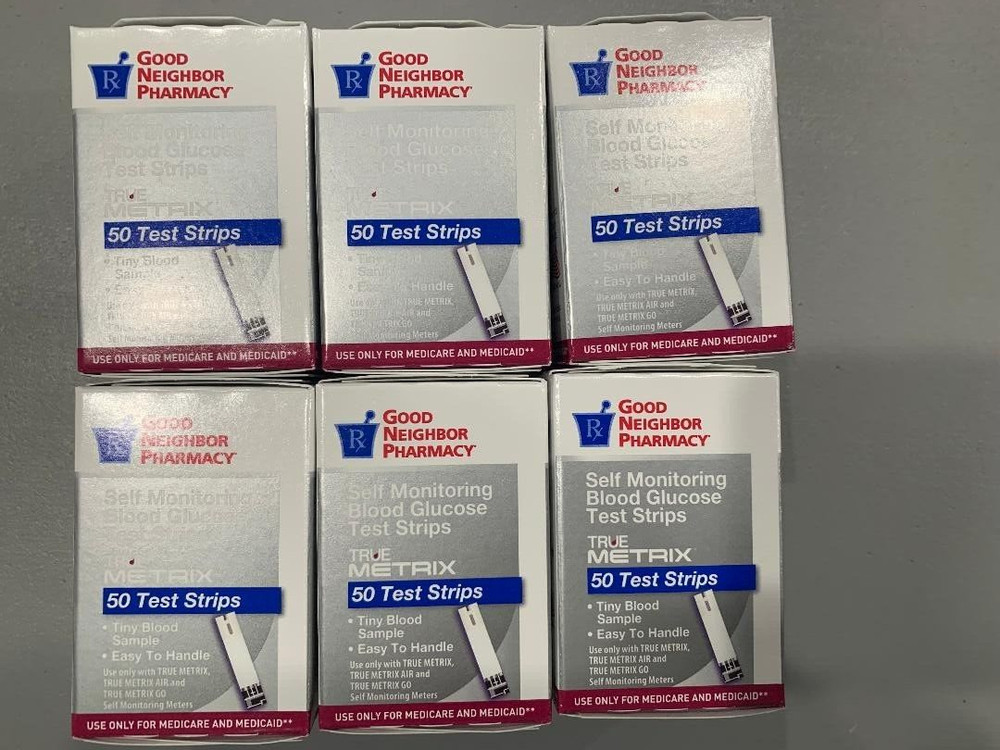 TRUE Metrix Blood Glucose 300 Test Strips  Exp: 2/22/2027
