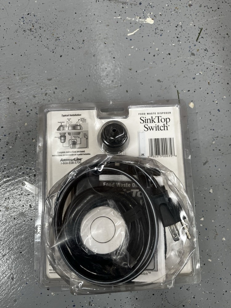 InSinkErator STS-00 Air Switch Kit Chrome Push Button Power Module Kitchen