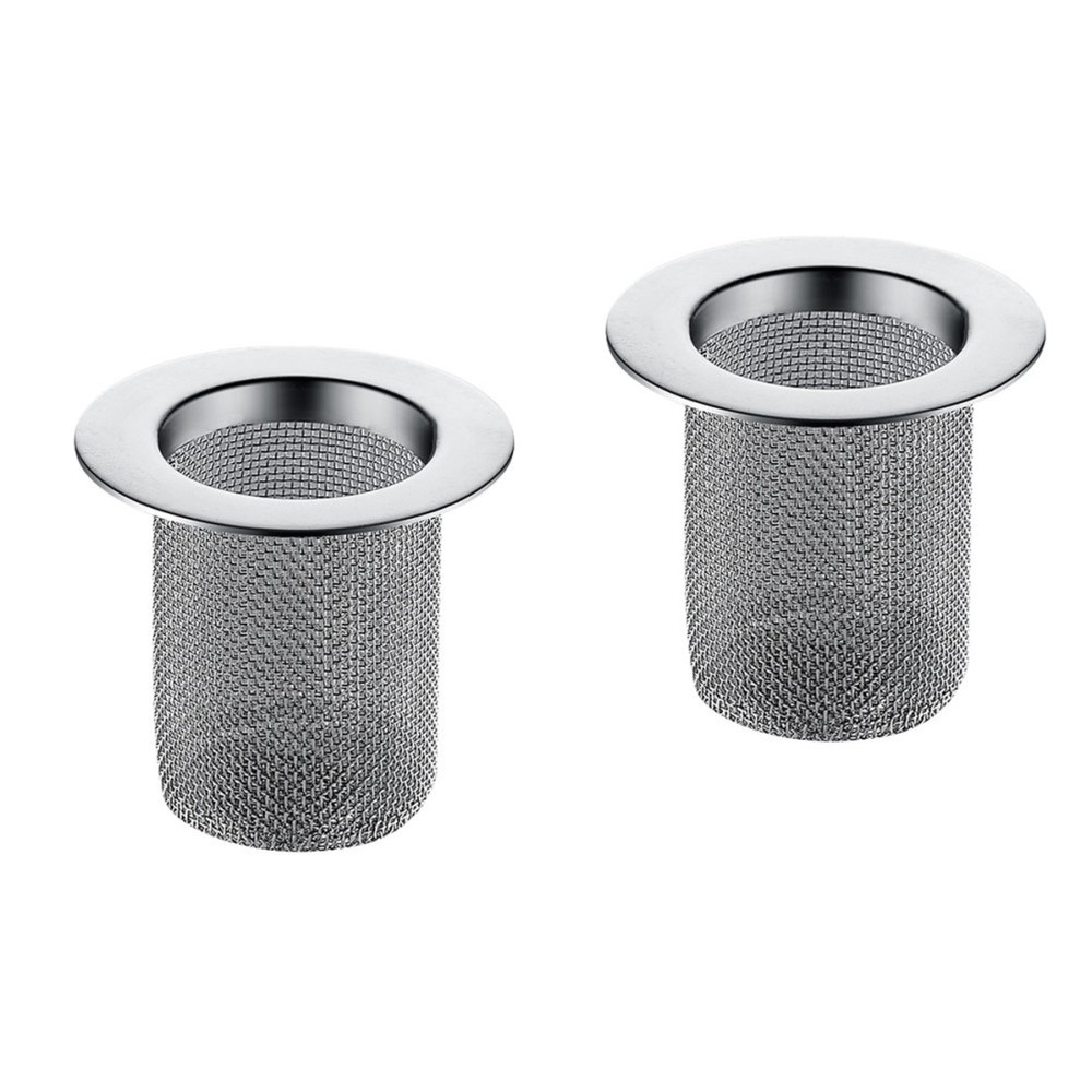 2 Pack Filter for Wash Basin Basket Kitchen Sink Drainage Strainer