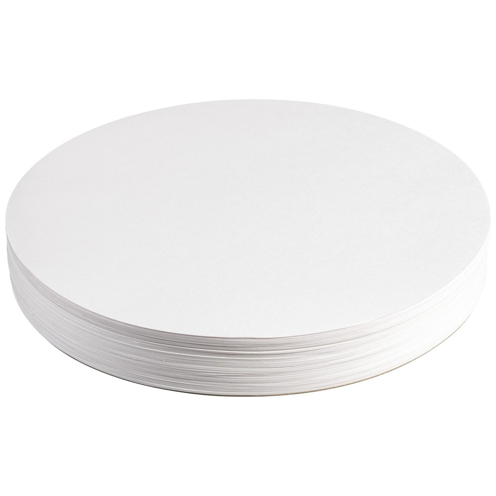 PAC4822 Heavyweight Mixed Media Circles, 9" Diameter, White, Created by Ameri...