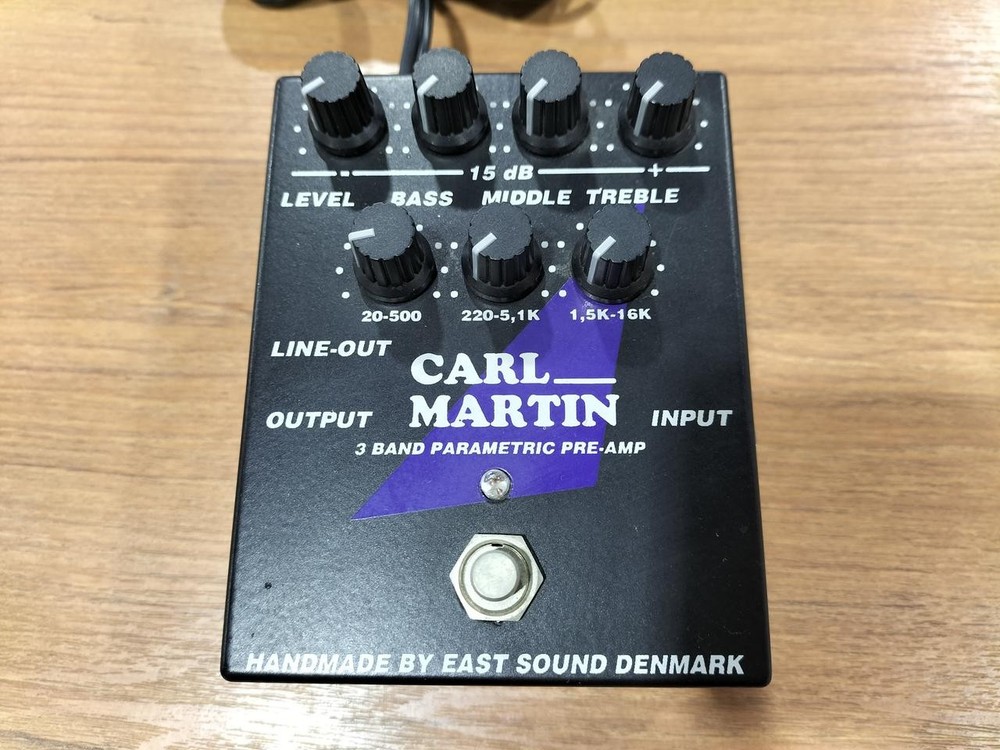 CARL MARTIN 3 BAND PARAMETRIC PRE effector
