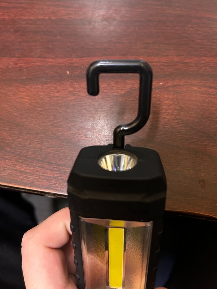 NEBO WORKBRITE Flashlight & Work Light, Red Rear Hazard Light, Magnetic Base NEW