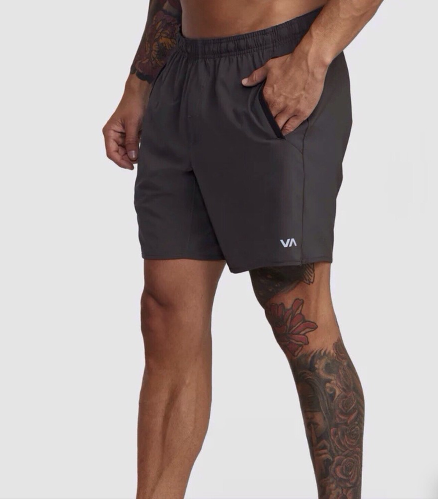 RVCA Yogger Stretch Athletic Shorts - SLATE