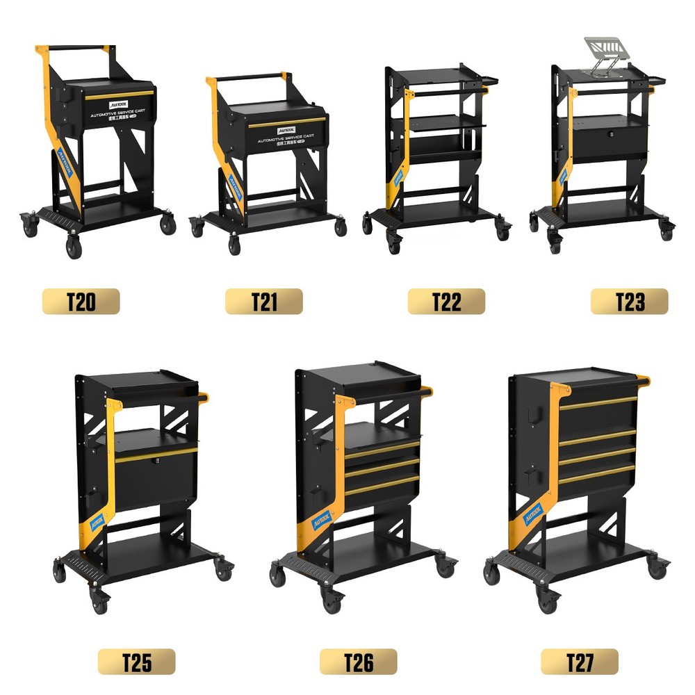 AUTOOL Rolling Tool Cart Heavy Duty Mechanic Tool Trolley Mobile Mechanics Tool