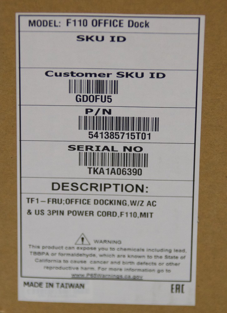 Getac F110 GDOFU5 Office Dock (FA1)