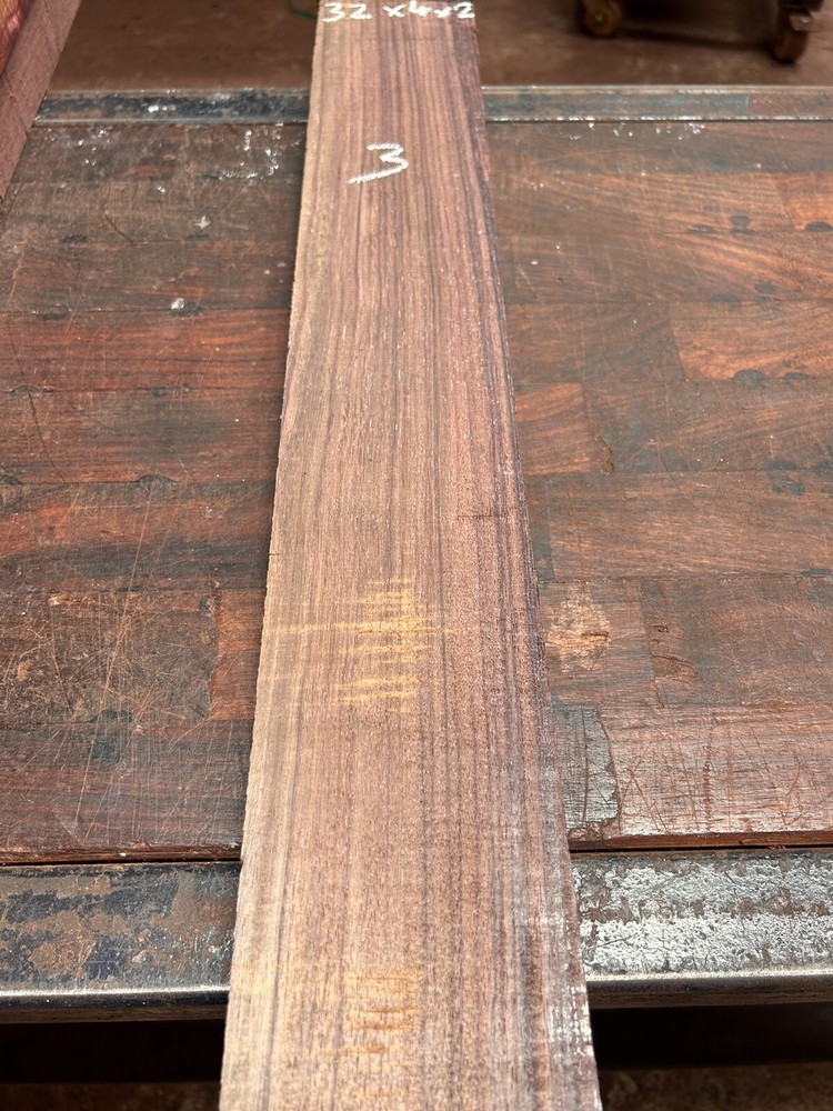 INDIAN ROSEWOOD BLANK 32” X 4" X 2” SAME ITEM