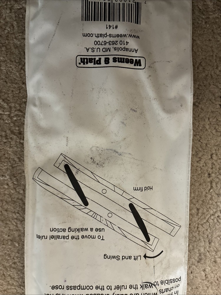 Weems & Plath Marine Navigation Parallel Ruler 15”