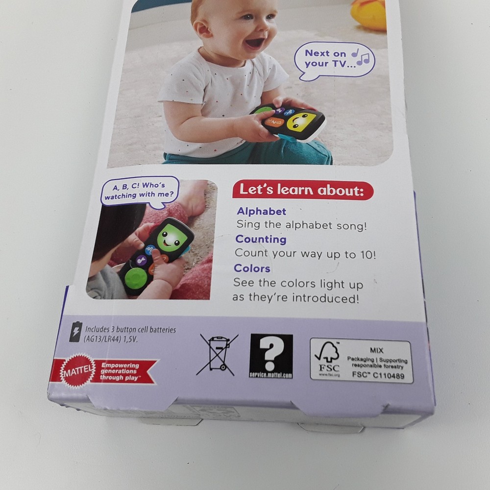 Fisher-Price Laugh & Learn Stream & Learn Electronic Remote Toy By Mattel