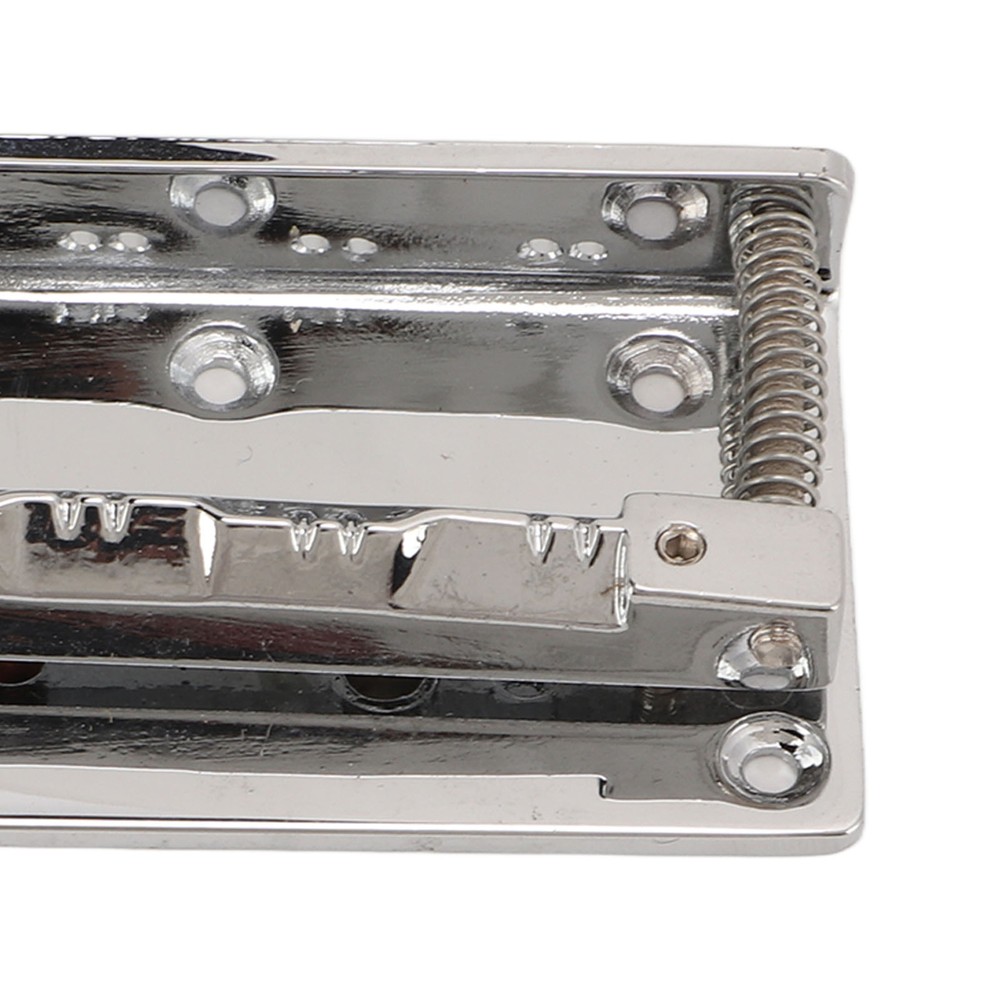 8 String Saddle Bridge Metal Glossy Finish Mandolin Bridge For Stringed