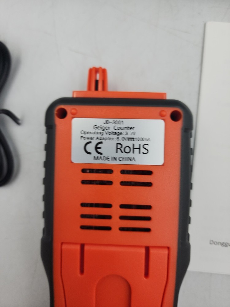 Greaked Geiger Counter Handheld Nuclear & Electromagnetic Radiation Detector Blk