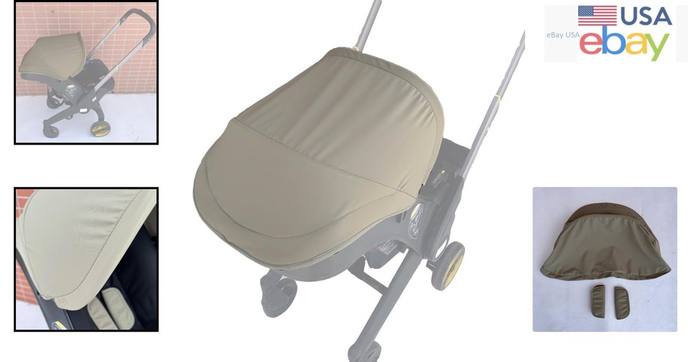 Single Stroller Sun Shade and Protection Shield with Shoulder Pads Included