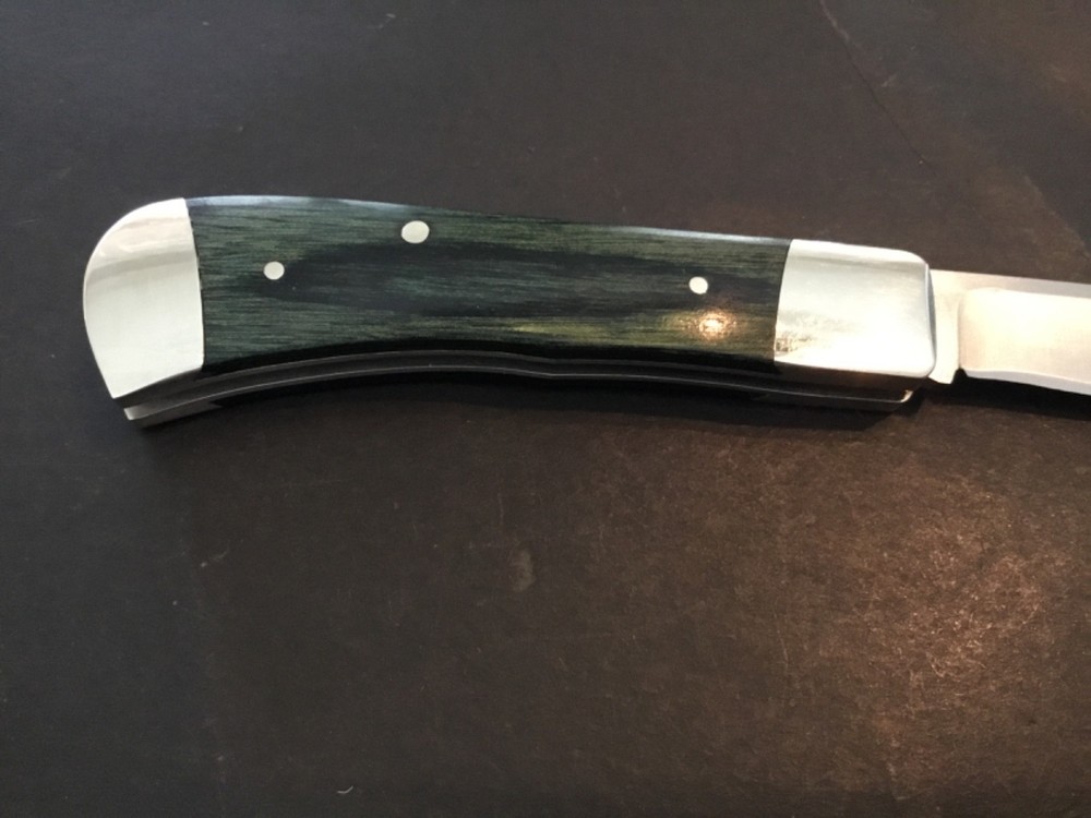 Custom Don Morrow Single Blade Trapper Slipjoint Folder Folding Knife