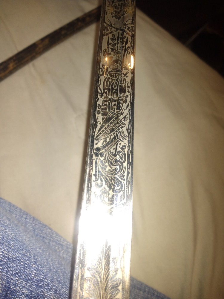 WW1 GERMAN Engraved blade Field Artillery SWORD