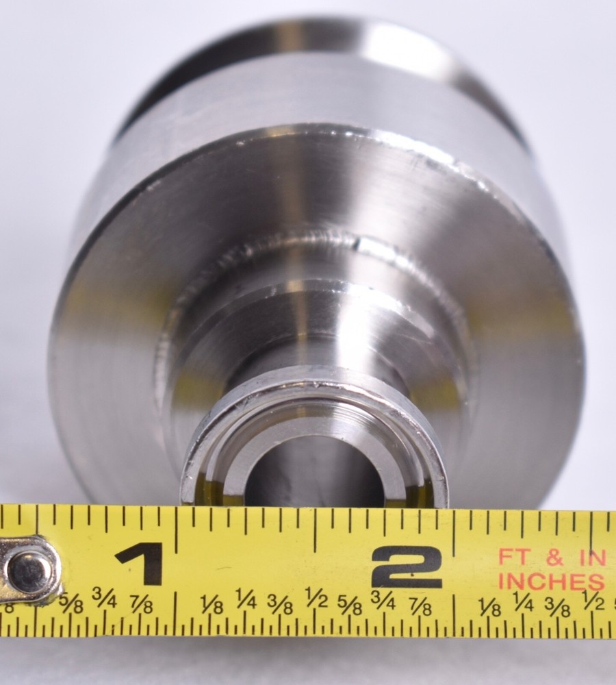 Tri Clamp Inline Filter Plate Fitting SS Sanitary 1" x 2" x 1/2" ID