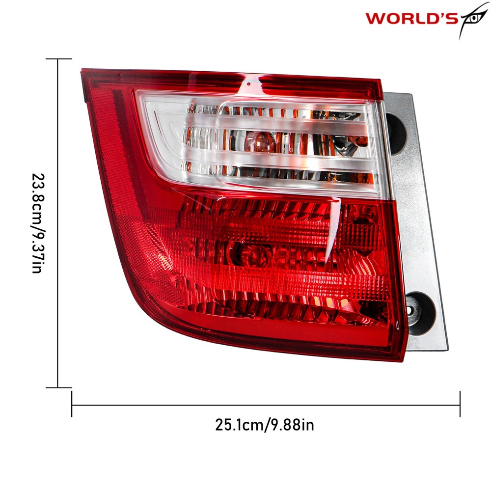 Fit For Honda Odyssey 2011-2013 Tail Light Halogen Rear Outer Driver Left Side