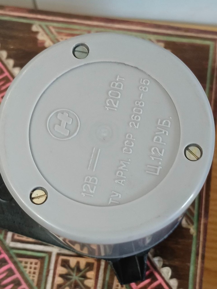 Винтажная советская автомобильная кофеварка, электроприбор, оригинал, АССР, 1980